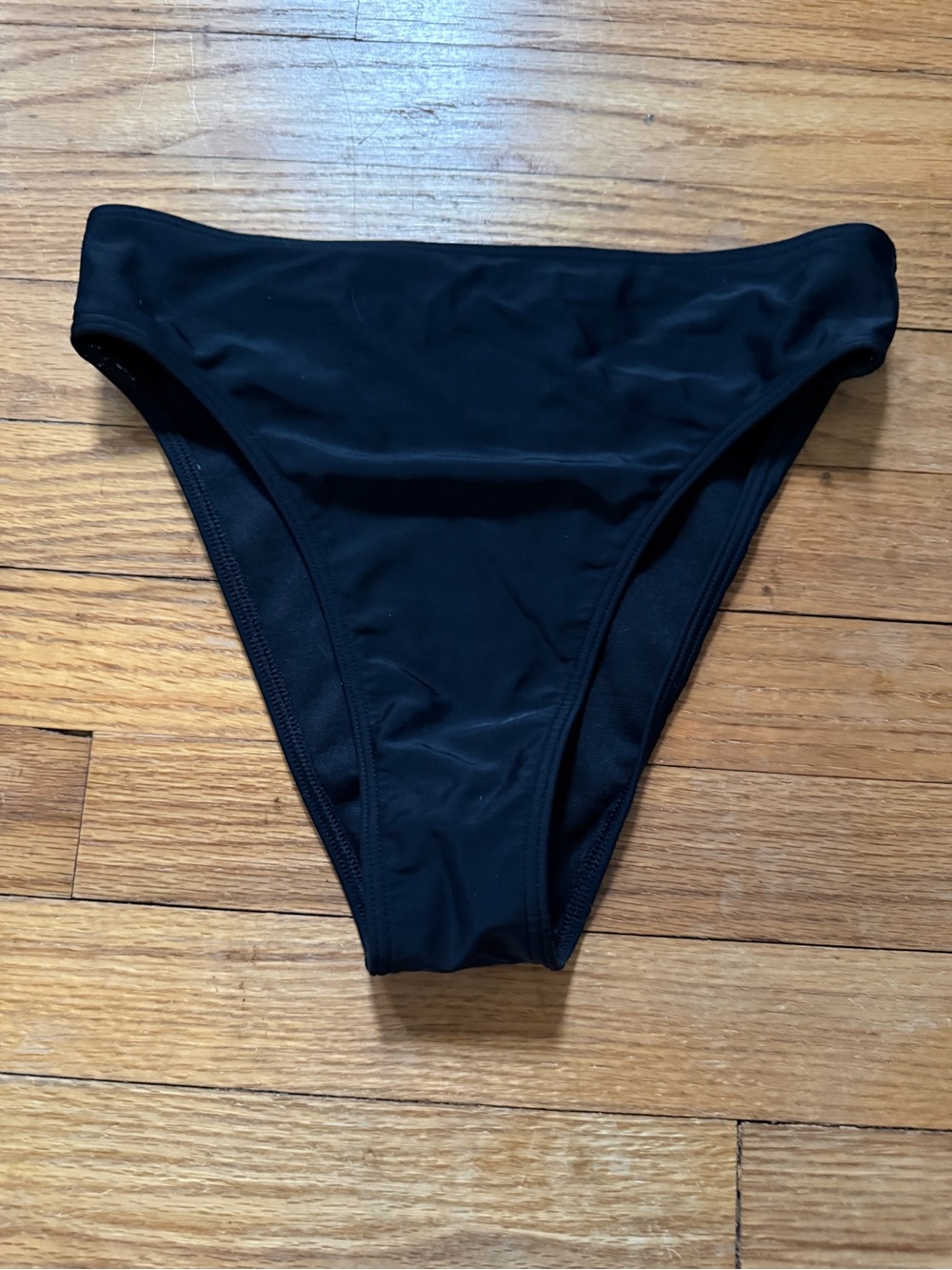 Hollister Black High-Cut Bikini Bottom